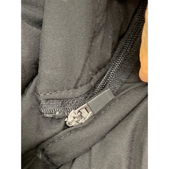 Andrew Marc Stretch Puffer Jacket M Black Removable Fur Hood RGG10697 NWT - Picture 12 of 13